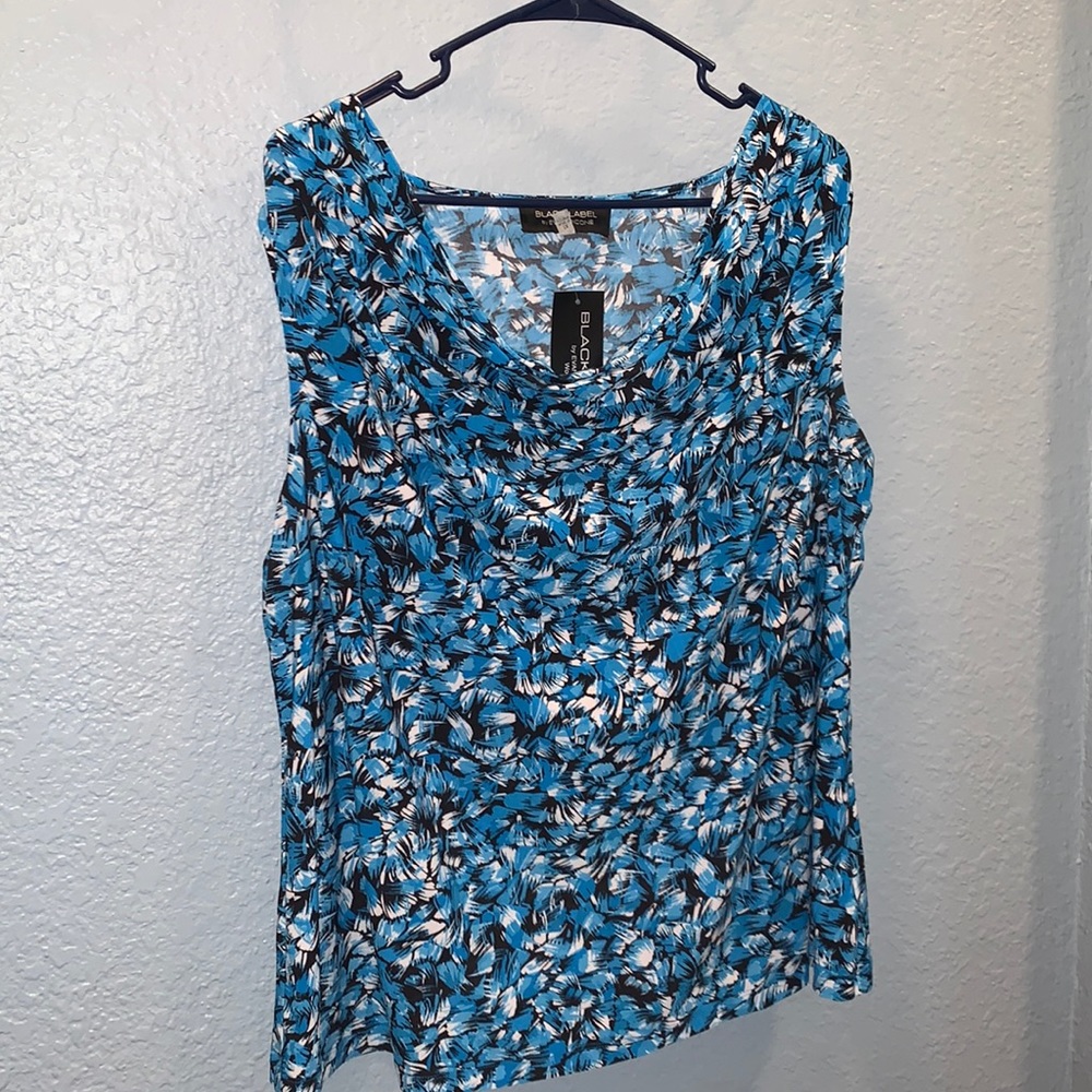 Black Label by Evan-Picone Tank top polyester